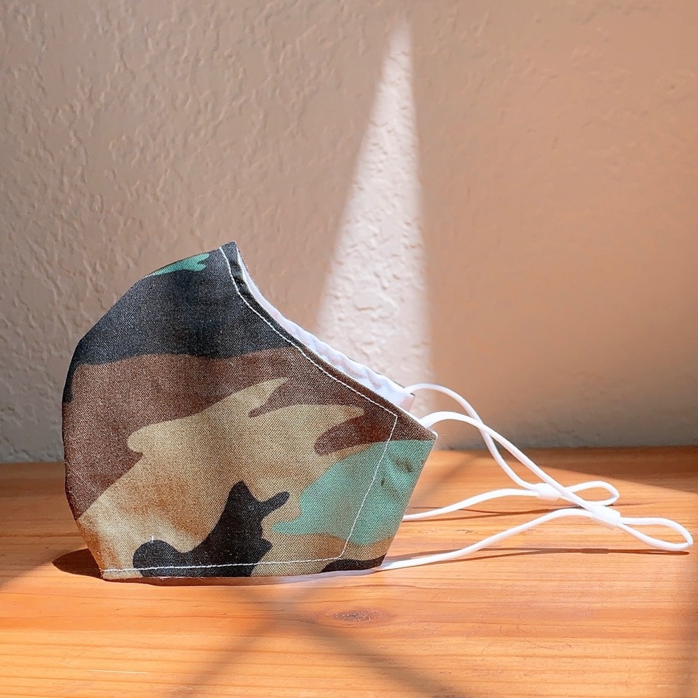 Cotton fabric face mask, face cover